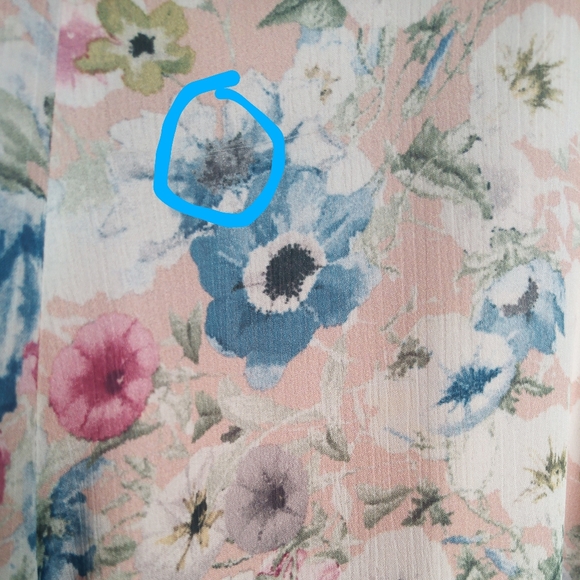 Cute knee-length summer floral dress, Euro 40, US M - Picture 10 of 11